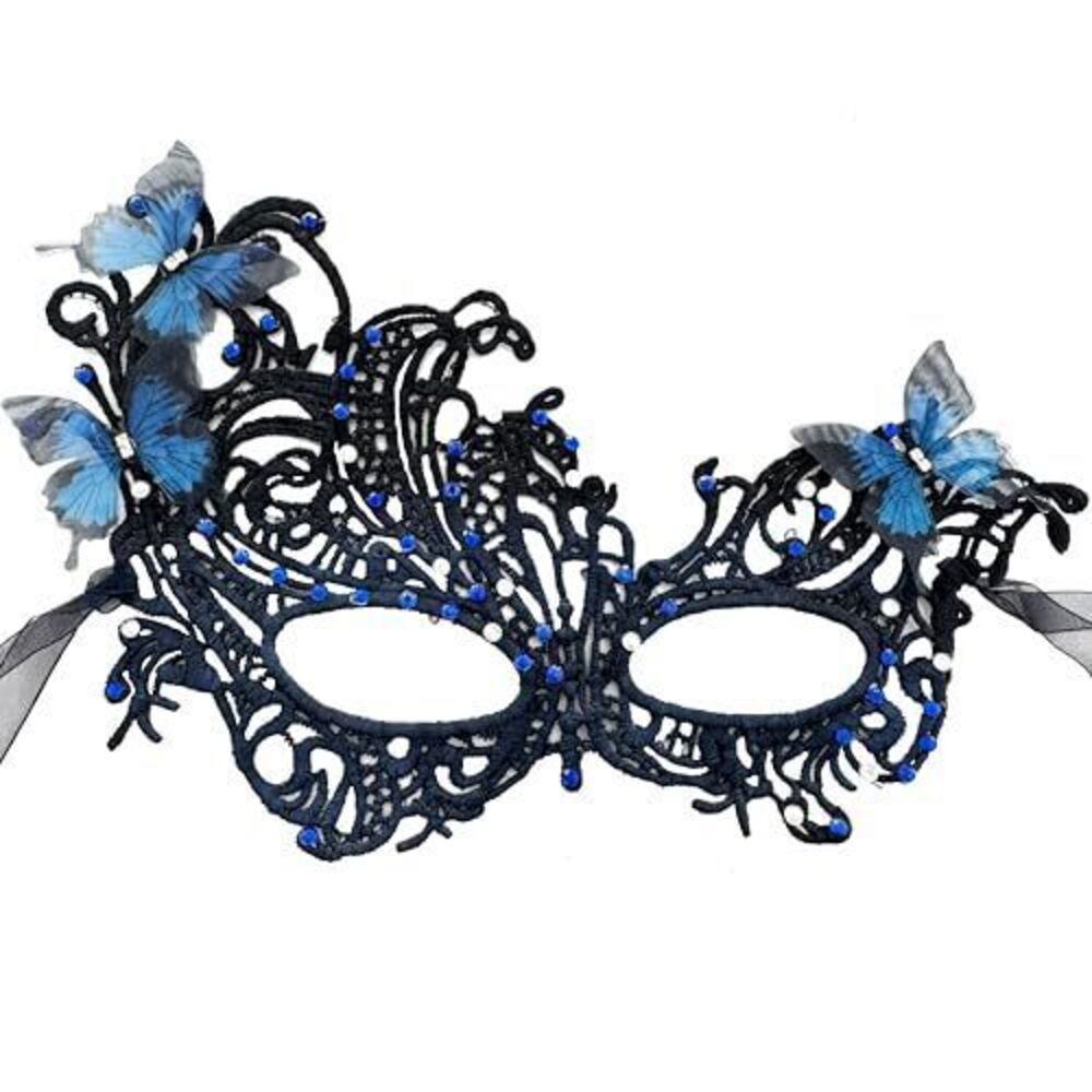 7947 Costume Masks Butterfly Lace Masquerade Masks Vintage 1920s Mask